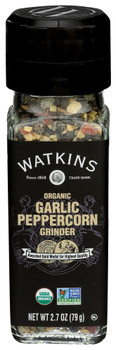 Watkins Peppercorn Garlic Org - Case of 3 - 2.700 OZ