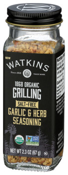 Watkins Seasoning Grlchrb Sf Org - Case of 12 - 2.600 OZ
