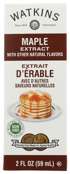 Watkins Maple Extract Imit - Case of 6 - 2.000 FO