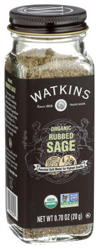 Watkins Seasoning Sge Rubbed Org - Case of 6 - .700 OZ
