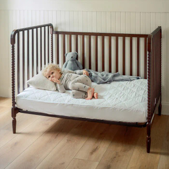 Naturepedic Organic Quilted Baby Toddler Crib Mattress Pad - Waterproof