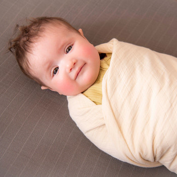 Naturepedic Organic Breathable Swaddle Blankets 4-Color Pack