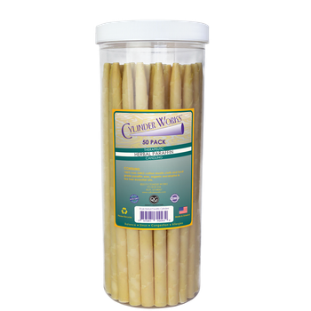 Cylinder Works Paraffin Ear Candles – Professional Spa Quality for Wellness Practitioners 50 pack / Unscented
