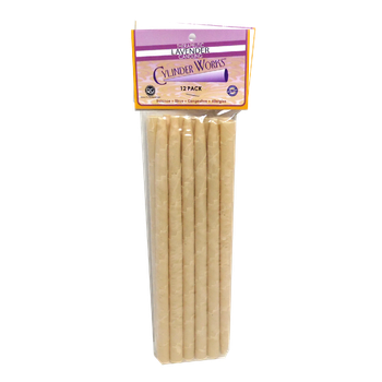 Cylinder Works Paraffin Ear Candles – Professional Spa Quality for Wellness Practitioners 12 pack / Lavender