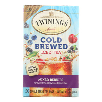Twinings Tea Cold Brew Tea - Mixed Berry - Case Of 6 - 20 Bag