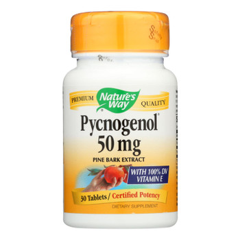 Nature's Way - Pycnogenol - 50 Mg - 30 Tablets