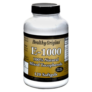 Healthy Origins E-1000 - 1000 Iu - 120 Softgels