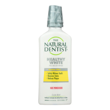 Natural Dentist Pre-brush Whitening Rinse - Clean Mint - 16.9 Oz