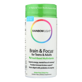 Rainbow Light Multivitamin - Brand And Focus - Teens Young Adults - 90 Tabs