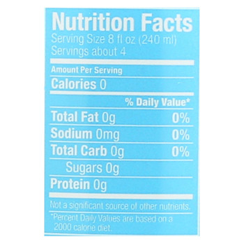 Naturals Adirondack Seltzer - Lemon Lime - Case Of 12 - 33.8 Fl Oz.