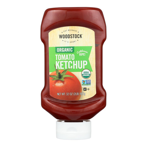 Woodstock Organic Tomato Ketchup - 1 Each 1 - 32 Oz Woodstock Organic Tomato Ketchup - 1 Each 1 - 32 Oz