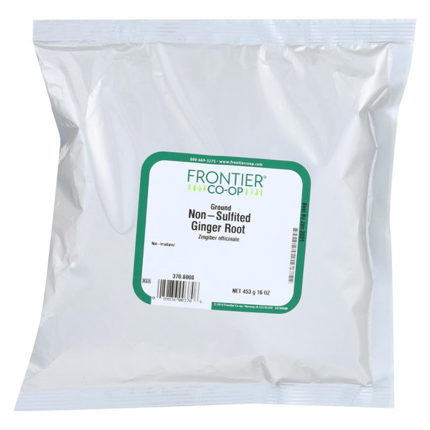 Frontier Herb Ginger Root - Powder - Ground - Bulk - 1 Lb