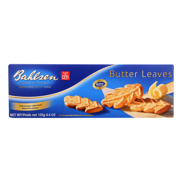 Bahlsen Cookies - Butter Leaves - 4.4 Oz - Case Of 12