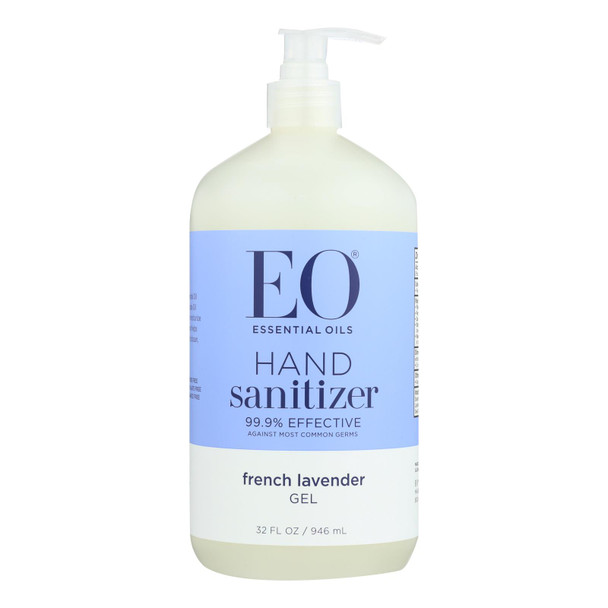 Eo Products - Hand Sanitizing Gel - Lavender Essential Oil - 32 Oz