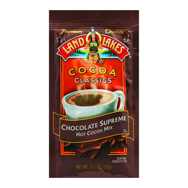 Land O Lakes Cocoa Classic Mix - Hot Cocoa - 1.25 Oz - Case Of 12