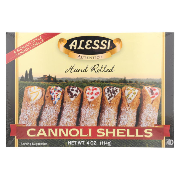 Alessi Cannoli Shells - Large - Case Of 12 - 4 Oz.