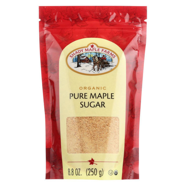 Shady Maple Farms 100 Percent Pure Organic Maple Sugar - Case Of 8 - 8.8 Oz.