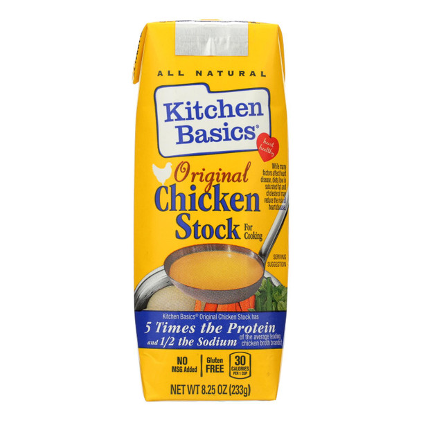 Kitchen Basics Chicken Stock - Case Of 12 - 8.25 Fl Oz.