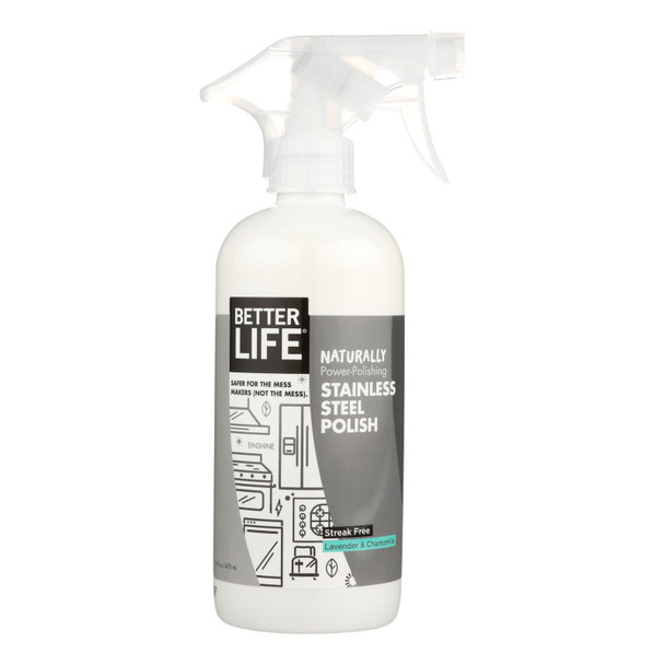 Better Life Stainless Steel Cleaner And Polish - 16 Fl Oz