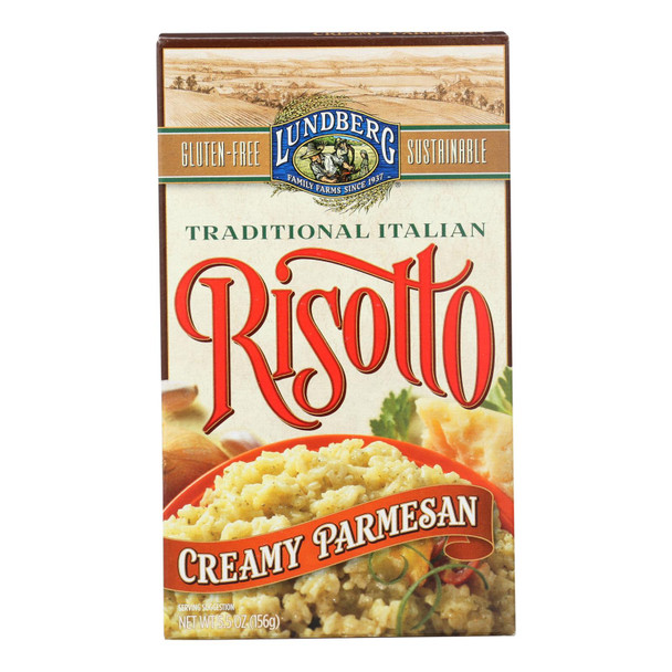 Lundberg Family Farms Risotto Creamy Parmesan - Case Of 6 - 5.5 Oz.