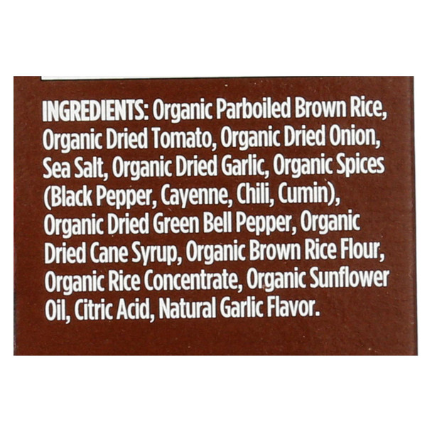 Lundberg Family Farms Organic Whole Grain Spanish Rice Case Of 6 6 Oz.