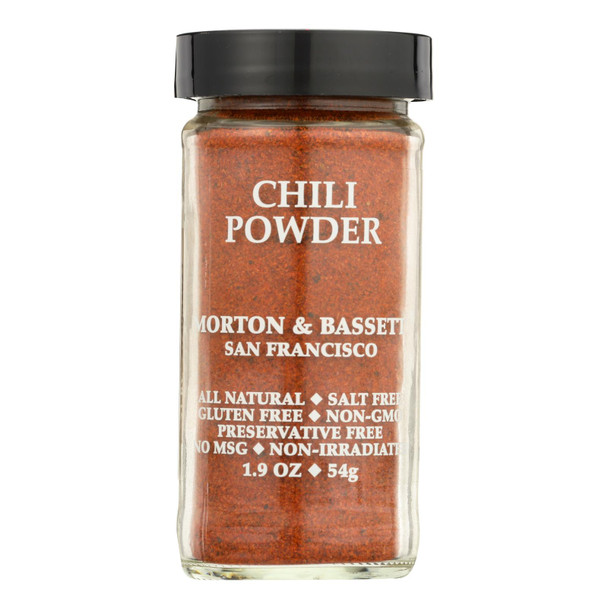 Morton And Bassett Chili Powder - Chili - Case Of 3 - 1.9 Oz.