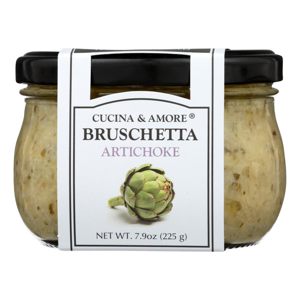 Cucina And Amore Bruschetta - Artichoke - 7.9 Oz - Case Of 6