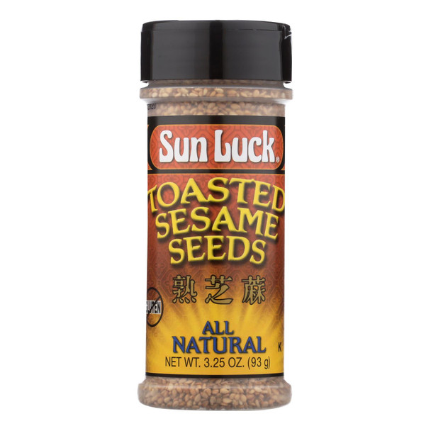 Sun Luck Sesame Seed - Toasted - Case Of 12 - 3.25 Oz