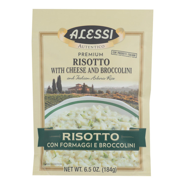 Alessi - Risotto - Cheese And Brocollini - Case Of 6 - 6.5 Oz.
