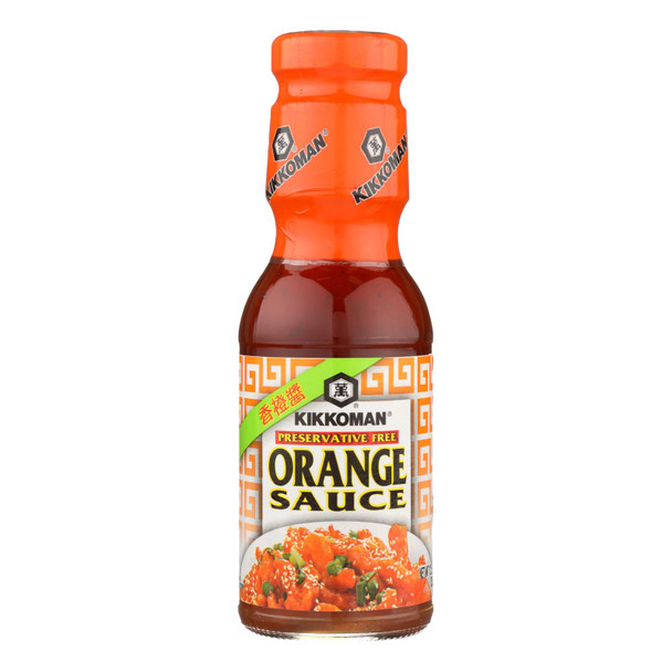 Kikkoman Sauce - Orange - Preservative Free - Case Of 6 - 12.5 Oz