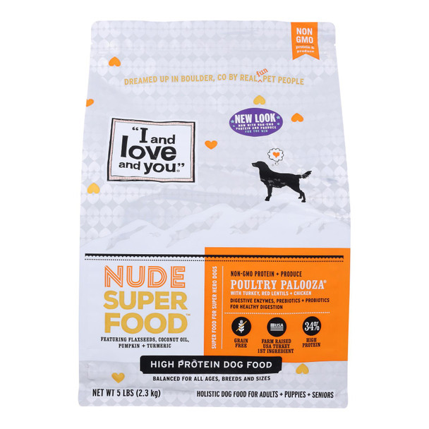 I And Love And You Nude Food - Poultry Palooz.a - Case Of 3 - 5 Lb.