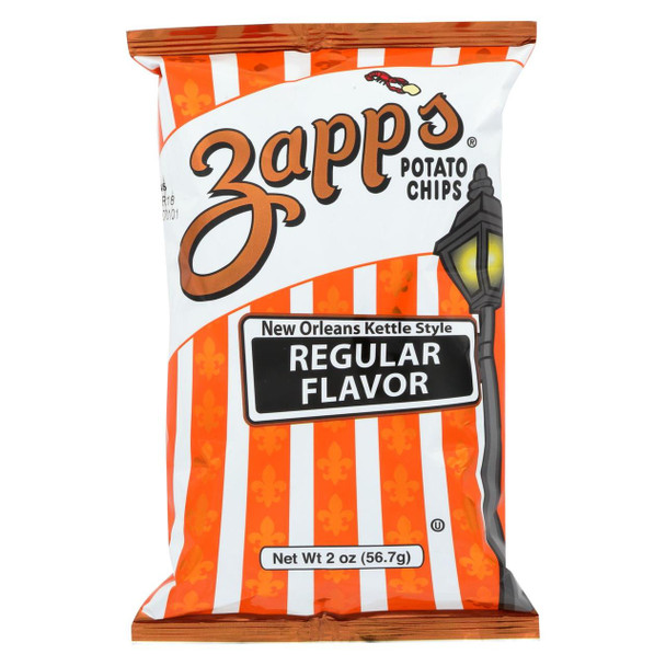 Zapps Potato Chips Chips - Regular 2 Oz - Case Of 25 - 2 Oz