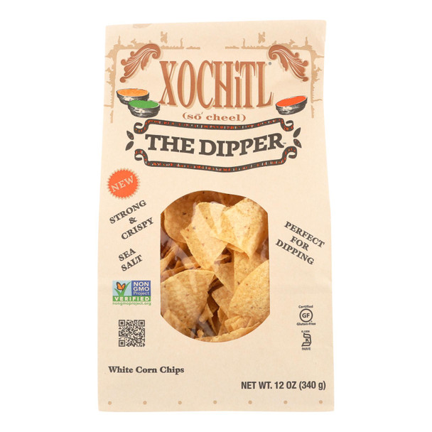 Xochitl Corn Chips - Dipping - Case Of 10 - 12 Oz