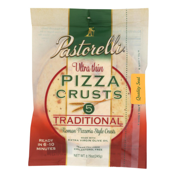 Pastorelli Pizza Crust - Ultra Thin - White - Case Of 10 - 8.75 Oz