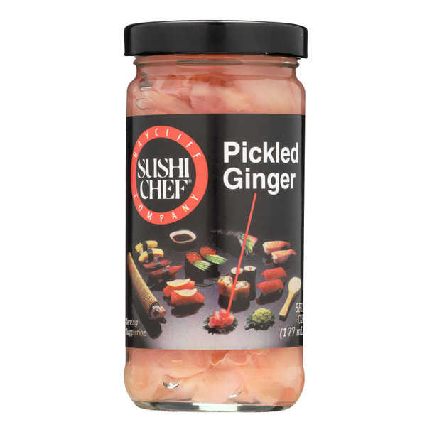 Sushi Chef Natural Pickled Ginger - Case Of 12 - 6 Oz.