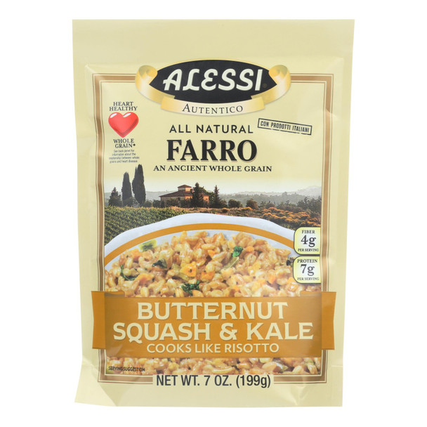 Alessi - Farro Butternut Squash And Kale - Case Of 6 - 7 Oz