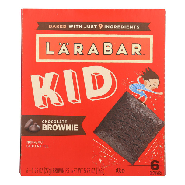 Larabar - Bar Kids Chocolate Brownie - Case Of 8-6/.96 Oz