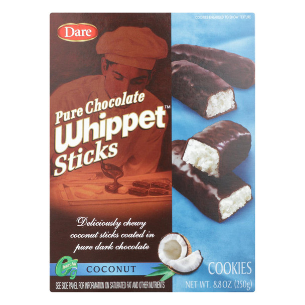 Dare - Whippet Sticks - Coconut - Case Of 12 - 8.8 Oz.