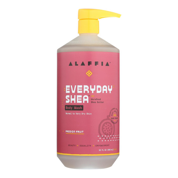 Alaffia - Body Wash - Passion Fruit - 32 Fl Oz.