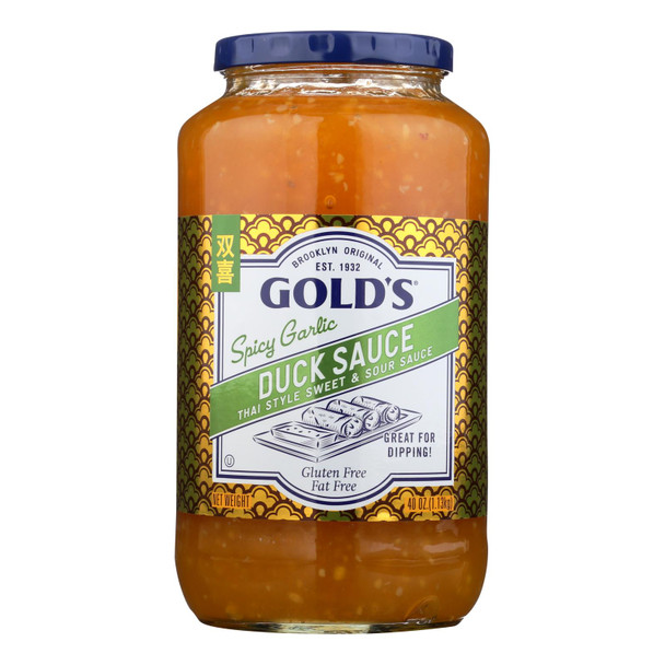 Golds Gold's Oriental Duck Sauce Spicy Garlic - Case Of 12 - 40 Oz