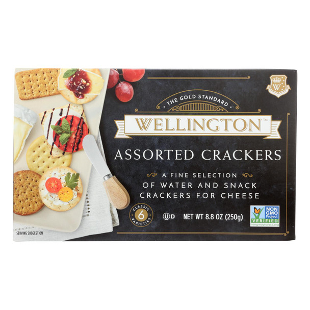 Wellington Crackers - Assorted - Case Of 12 - 8.8 Oz