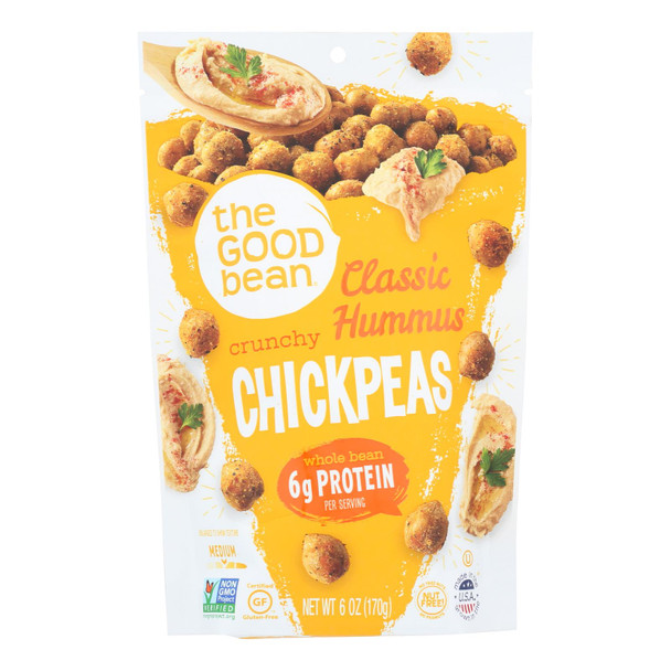 The Good Bean Crunchy Chickpeas - Case Of 6 - 6 Oz