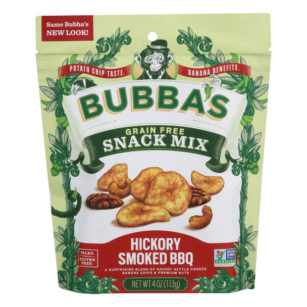Bubba's Fine Foods Smokey Chipotle Bbq Snack Mix  - Case Of 6 - 4 Oz