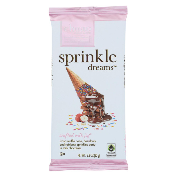 Chuao Chocolatier - Bar Sprinkle Dreams - Case Of 12 - 2.8 Oz