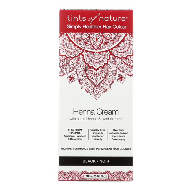 Tints Of Nature - Henna Cream Black - 2.46 Fz