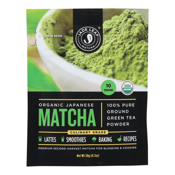 Jade Leaf Organics - Tea - Culinary Matcha - Case Of 8 - 0.7 Oz.