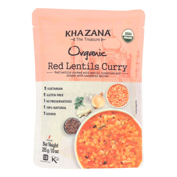 Khazana - Rth Red Lentil Curry - Case Of 6 - 10 Oz