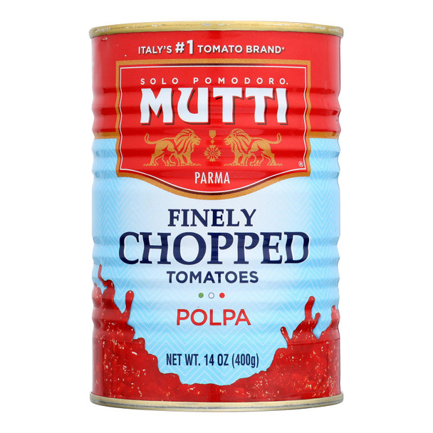 Mutti Finely Chopped Tomatoes Polpa - Case Of 12 - 14 Oz