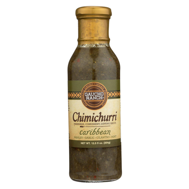 Gaucho Ranch Caribbean Chimichurri - Case Of 6 - 12.5 Fz