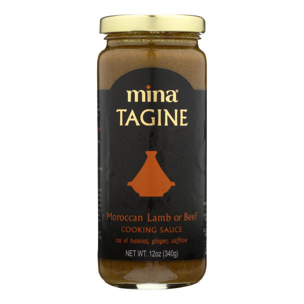 Mina's Moroccan Lamb Or Beef Tagine Sauce  - Case Of 6 - 12 Oz